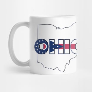 Ohio Colored State Letters Mug